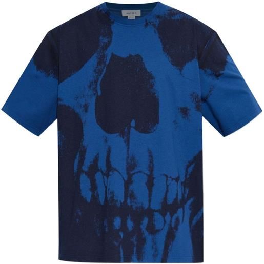 Alexander McQueen t-shirt con stampa teschio - nero