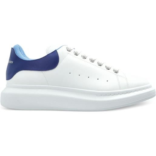 Alexander McQueen sneakers oversize in pelle - bianco