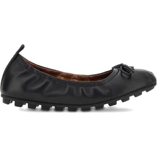 Hogan ballerine con suola piatta - nero