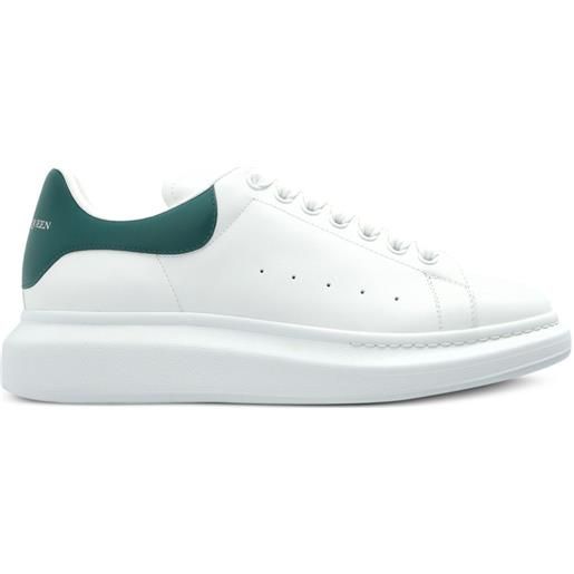 Alexander McQueen sneakers oversize in pelle - bianco