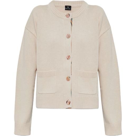 PS Paul Smith cardigan con bottoni - toni neutri