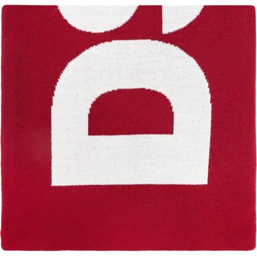DSQUARED2 sciarpa con logo - rosso