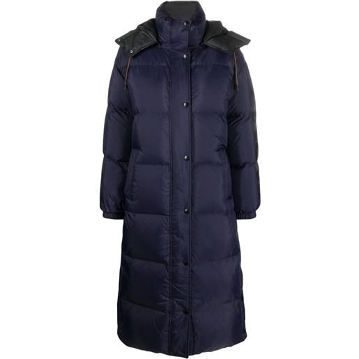 Yves Salomon piumino reversibile - blu