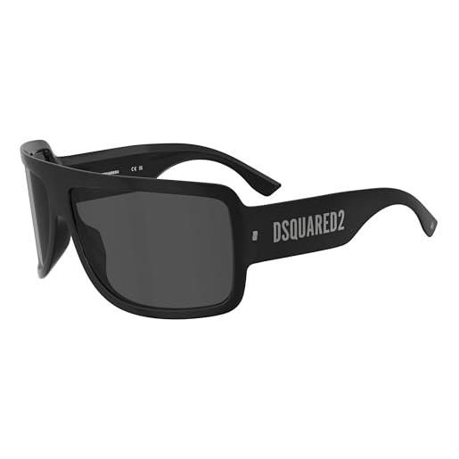 Dsquared2 d2 0164/s 807/ir black sunglasses man standard, standard, 71