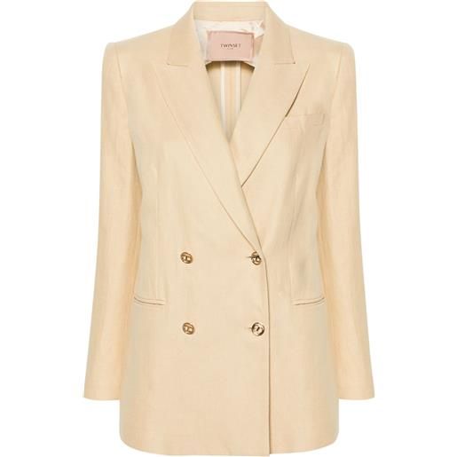 TWINSET blazer doppiopetto - toni neutri