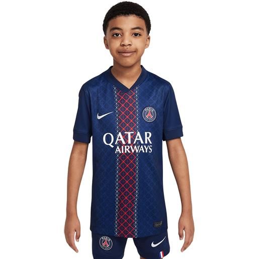 NIKE paris saint germain y dri-fit jsy ss stadium 2025 t-shirt replica bambini