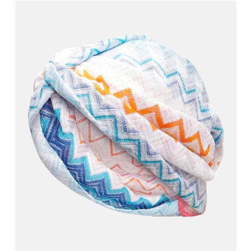 Missoni fascia per capelli a zig-zag