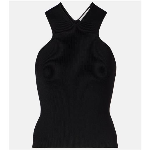Altuzarra top trina in maglia a coste
