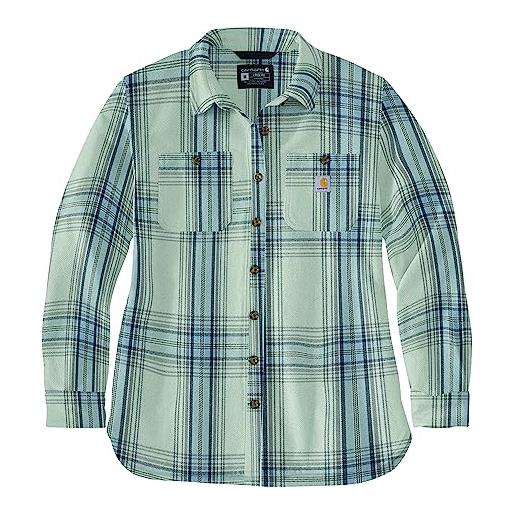 Carhartt loose fit twill-shirt jac camicia abbottonata donne, nettuno, xxl