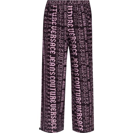 Versace Jeans Couture joggers logomania - nero