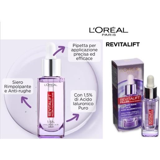 L'OREAL ITALIA SpA DIV. CPD l'oreal paris - siero viso revitalift filler , anti-rughe