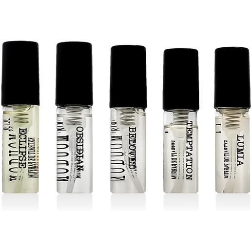 Moudon discovery set black label collection extrait de parfum mini 5 x 3 ml