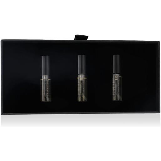 Moudon discovery set noir mat collection extrait de parfum mini 3 x 3 ml