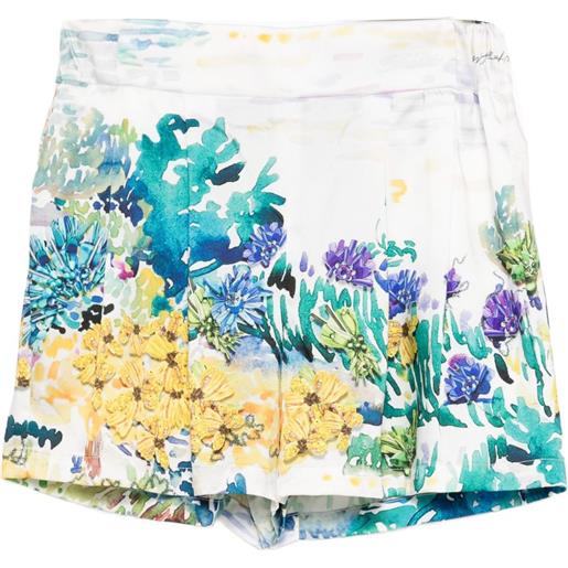 Mary Katrantzou shorts vallo - bianco