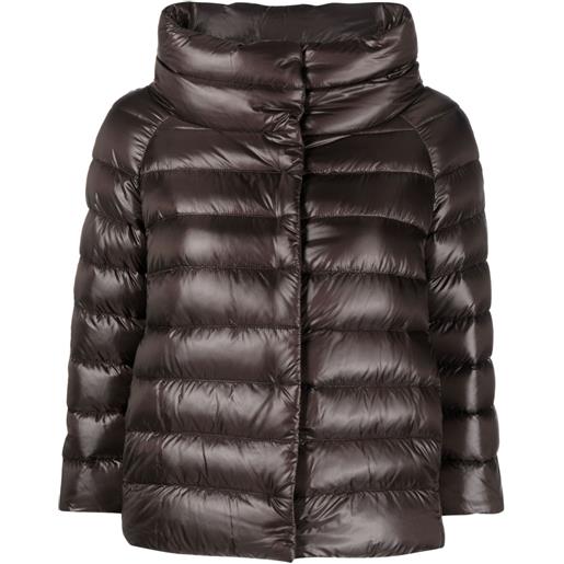 Herno piumino a collo alto - marrone