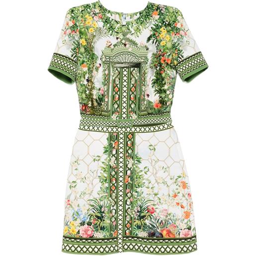 Mary Katrantzou abito con stampa a fiori - blu