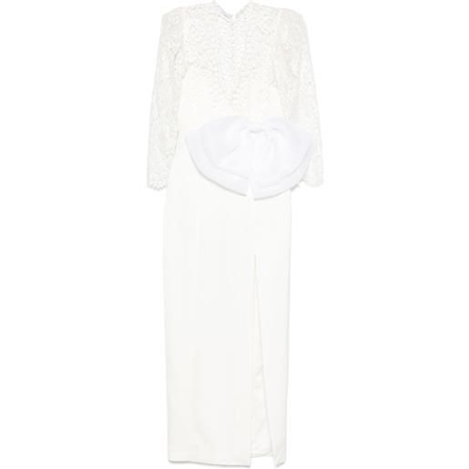 SILK LOVE & LACE abito anka - bianco