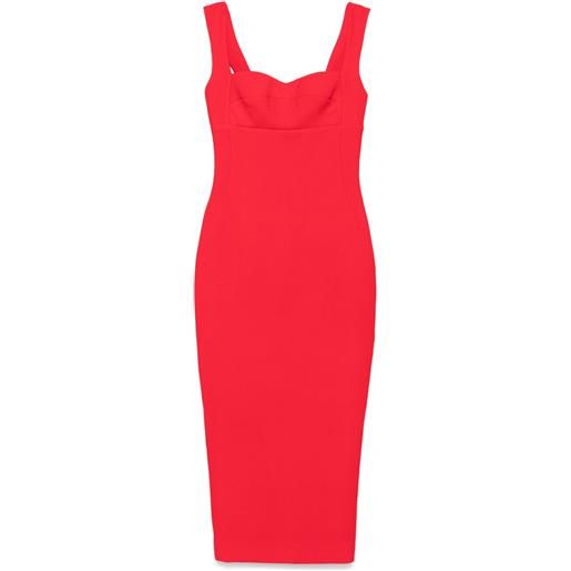 SILK LOVE & LACE abito theodora - rosso