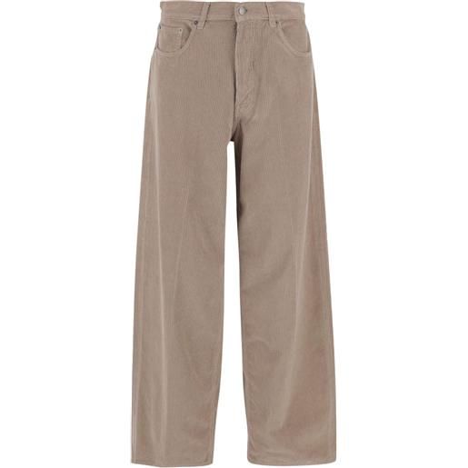 Haikure pantaloni a coste - toni neutri