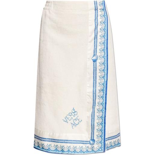 Versace asciugamano underwater barocco - bianco