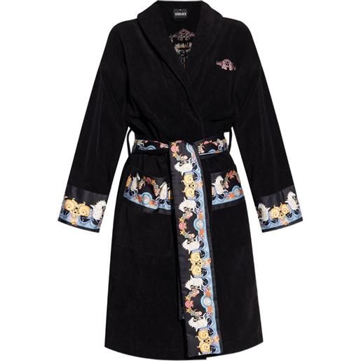 Versace vestaglia coral theatre - nero