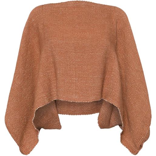 VOZ mantella crop - marrone