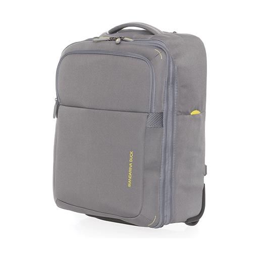 MANDARINA DUCK smile&go trolley zaino steel