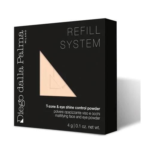 DIEGO DALLA PALMA t-zone & eye shine control powder - polvere opacizzante viso e occhi