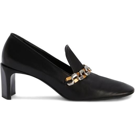 Jil Sander pumps in pelle - nero