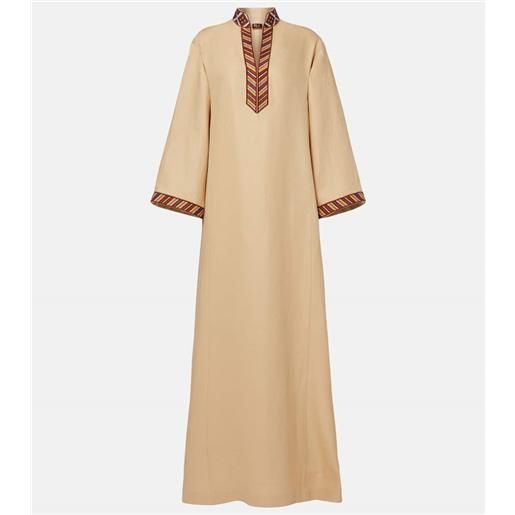 Loro Piana caftano tilde in cotone