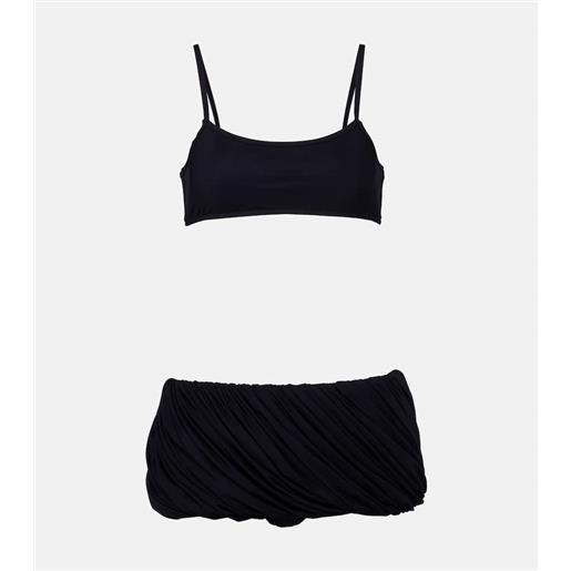 Alaia alaã¯a bikini skort a vita bassa