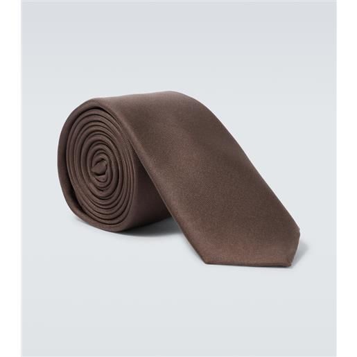 Dolce&Gabbana cravatta in twill di seta