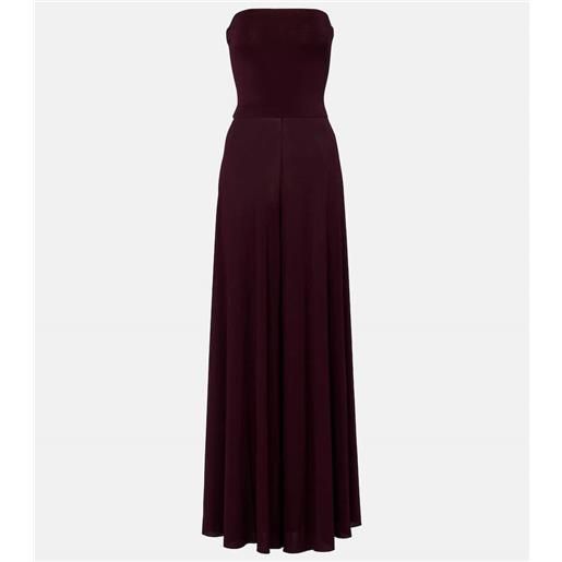 Alaia alaã¯a jumpsuit bustier in jersey