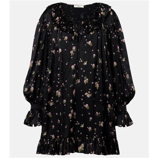 Chloe chloã© miniabito in charmeuse di seta