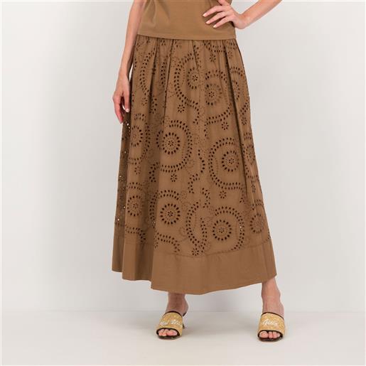 Palazzo Moda gonna lunga in pizzo sangallo