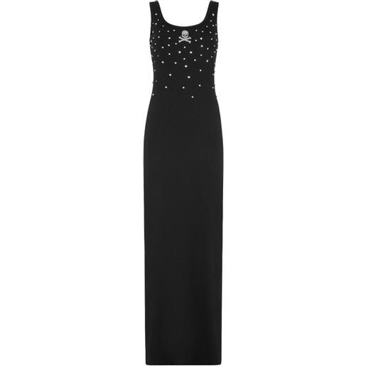 Philipp Plein abito con strass - nero