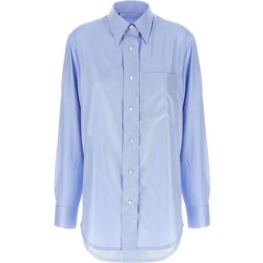 Brioni t-shirt con taschino - blu