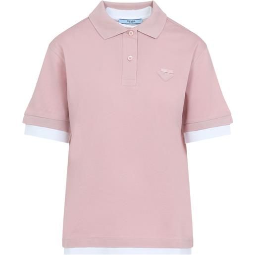 Prada polo a strati - rosa