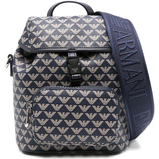 Emporio Armani Kids zaino con coulisse - blu