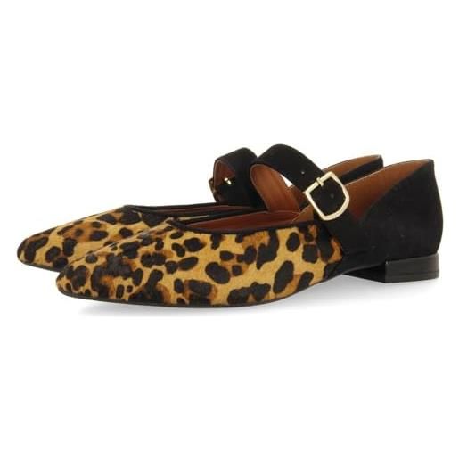GIOSEPPO fernitz, scarpa mary jane donna, leopardato, 39 eu