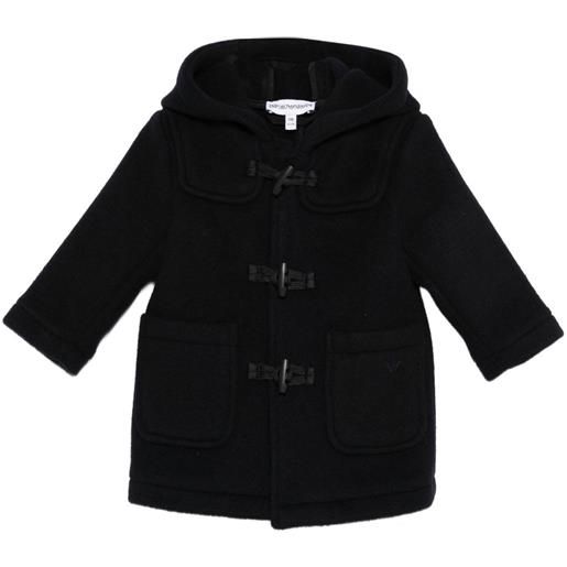 Emporio Armani Kids montgomery con cappuccio - blu