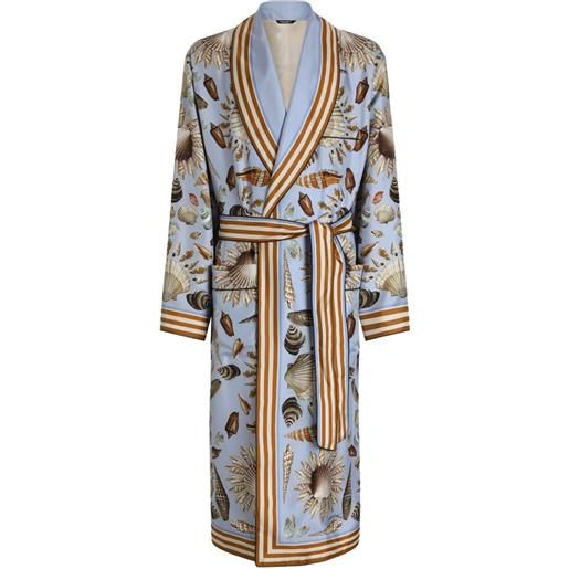 Dolce & Gabbana vestaglia a fantasia - blu