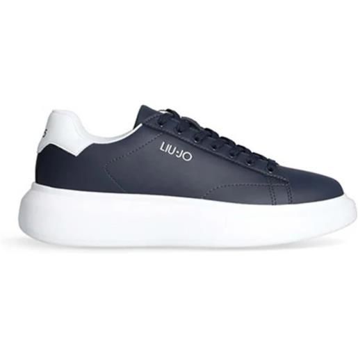 Liu jo scarpe da uomo big 01-sneaker col. Blue navy