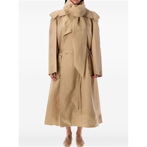 Carven trench con sciarpa - toni neutri