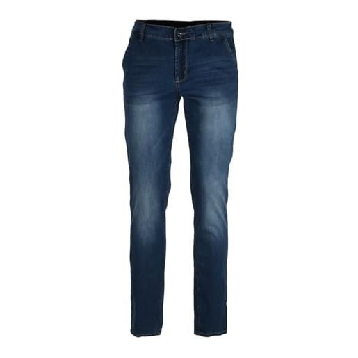 Pantaloni Chino Uomo In Denim Elasticizzato – Slim Fit, 98% Cotone 2% Elastan, Taglie Forti - 3