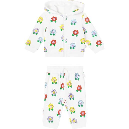Stella McCartney Kids baby - tuta flowers in cotone
