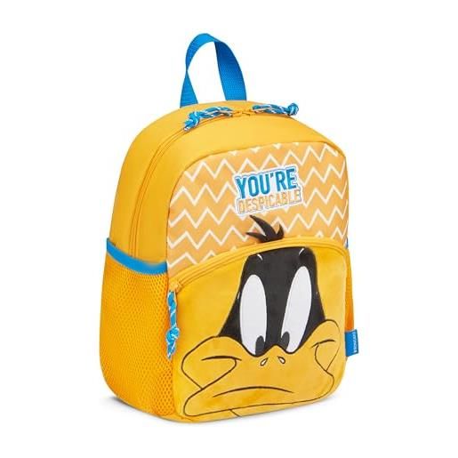 RONCATO zaino looney tunes per bambini dai 2 ai 5 anni daffy duck arancione - perfetto per scuola e tempo libero