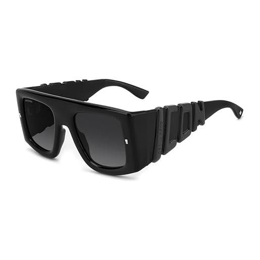 Dsquared2 icon 0024/s 807/9o black sunglasses man standard, standard, 54