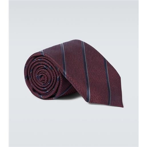 Canali cravatta in seta a righe