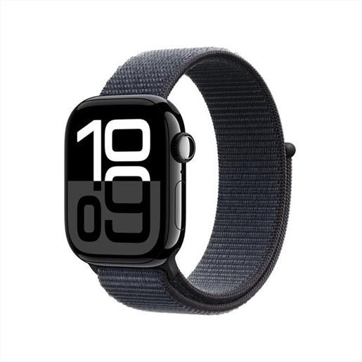 Apple - watch series 10 gps 42mm alluminio-jet black - sport loop ink
